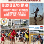 Dimanche 5 juin Tournoi Les Petits Princes plage des Sables d'Olonne