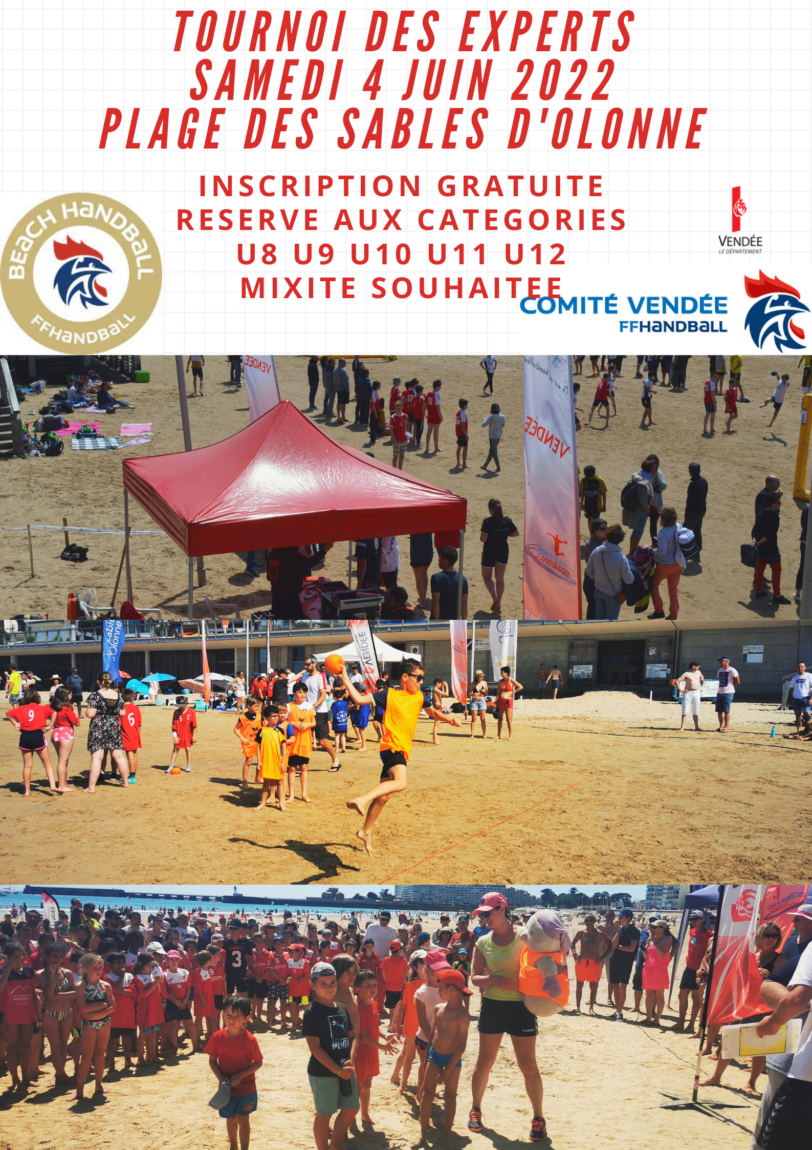 Samedi 4 juin Tournoi les Experts aux Sables d'Olonne